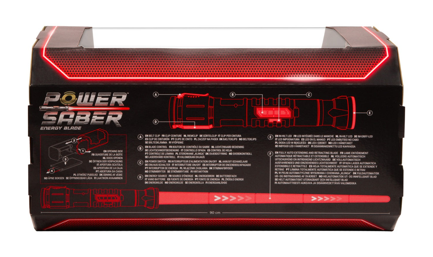 Red Lightsaber with Sound and Light Effects