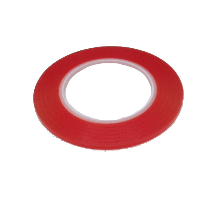 Red Super strong double-sided tape roll 0.1 cm