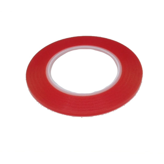 Red Super strong double-sided tape roll 0.1 cm