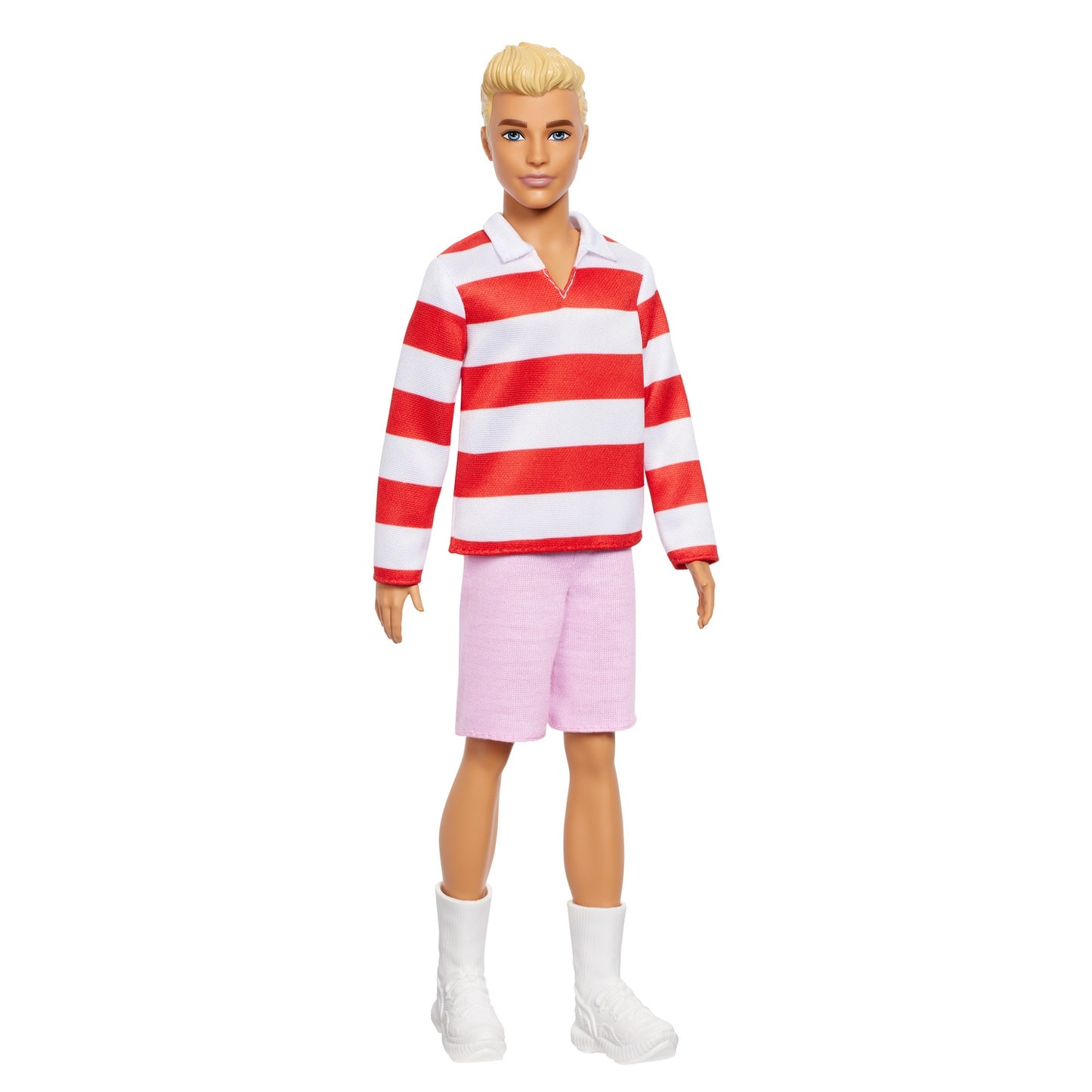 Ken Fashionista Doll, Red & White Striped Outfit