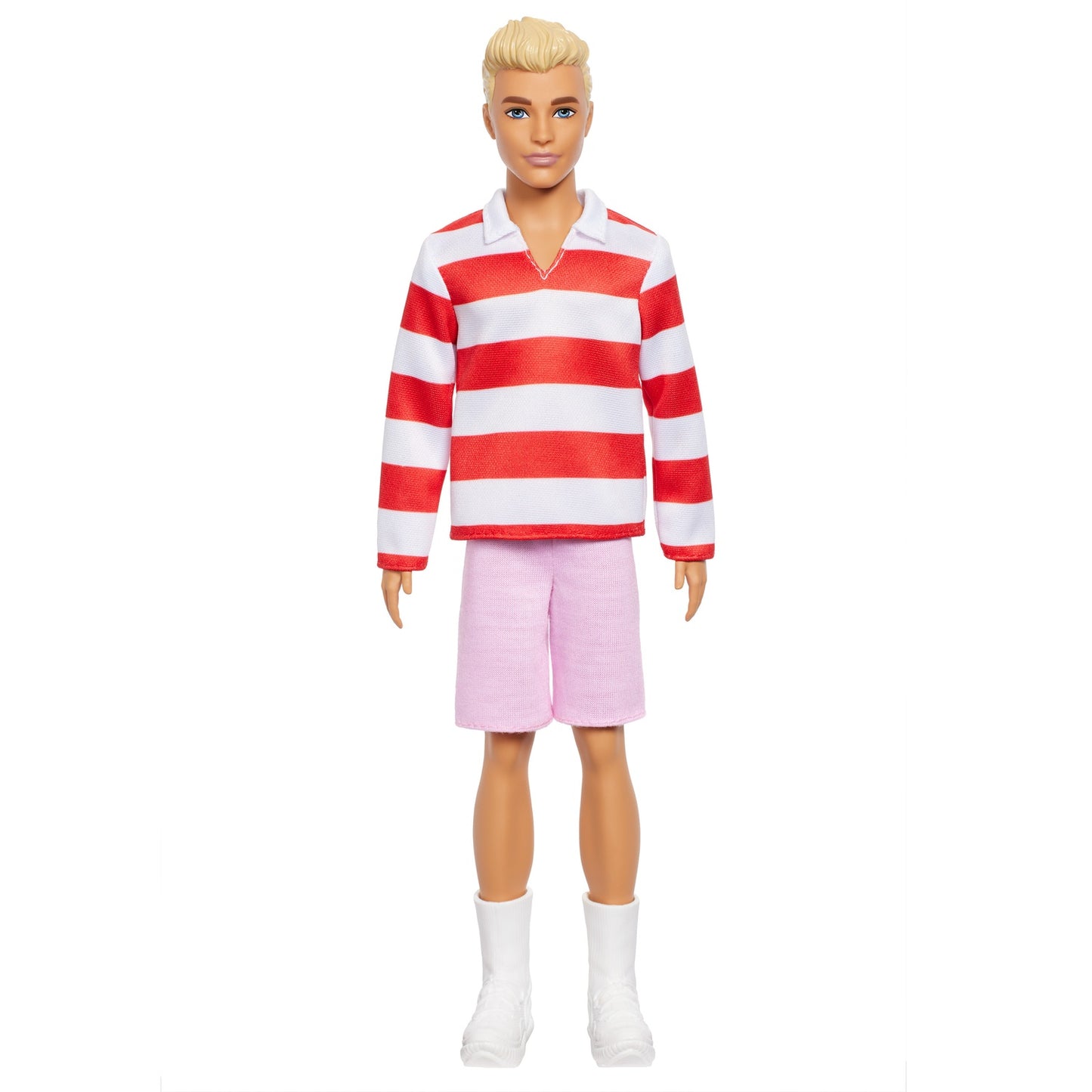 Ken Fashionista Doll, Red & White Striped Outfit