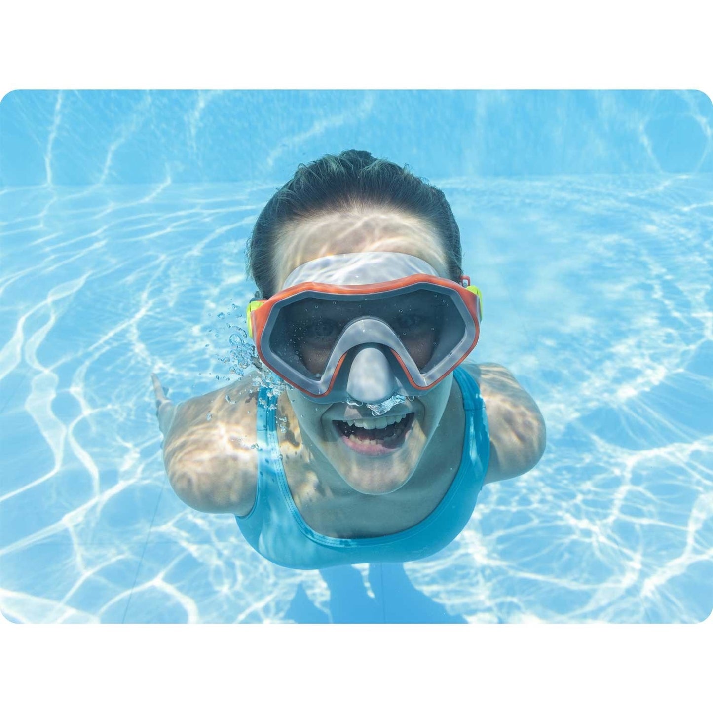 Red swimming mask Bestway 22049