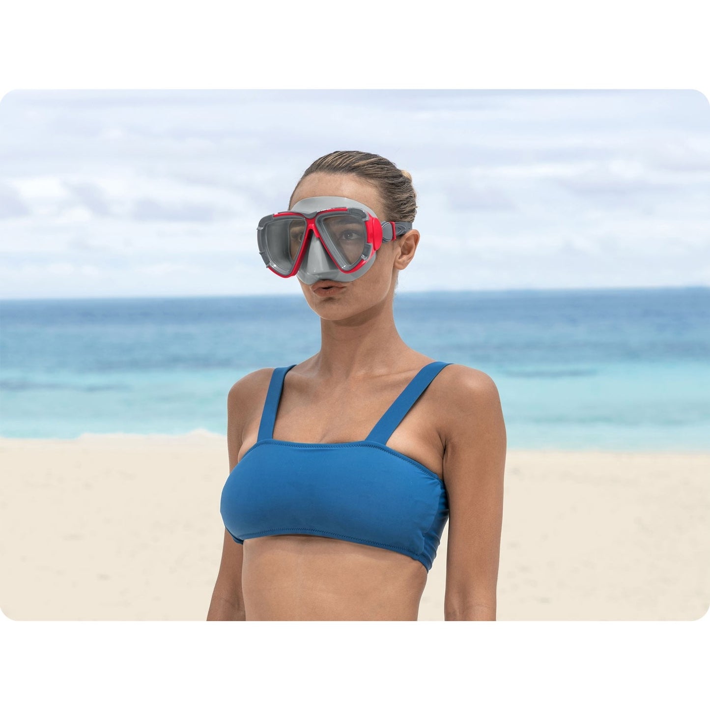 Red swimming mask Bestway 22052