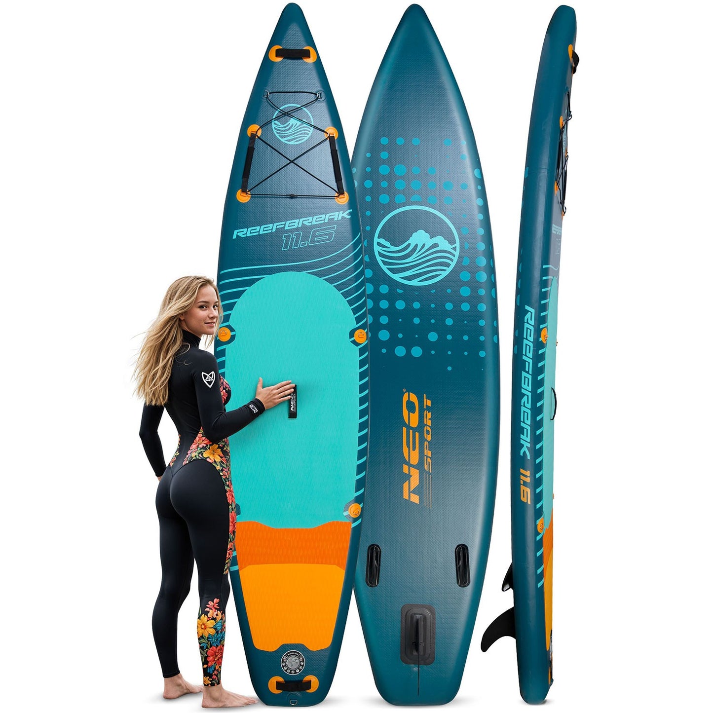Reefbreak SUP board 350 x 81 x 15 cm Neo-Sport 170301