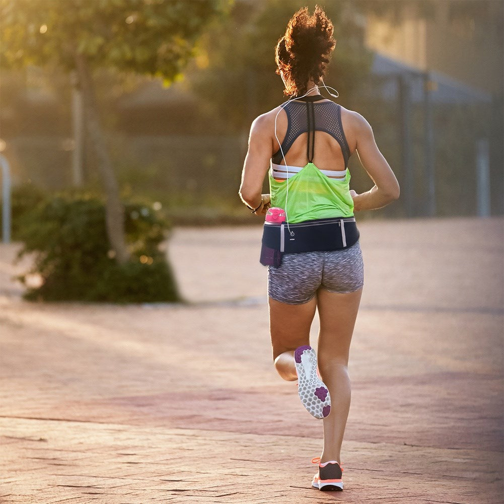 Reflective waist bag for running