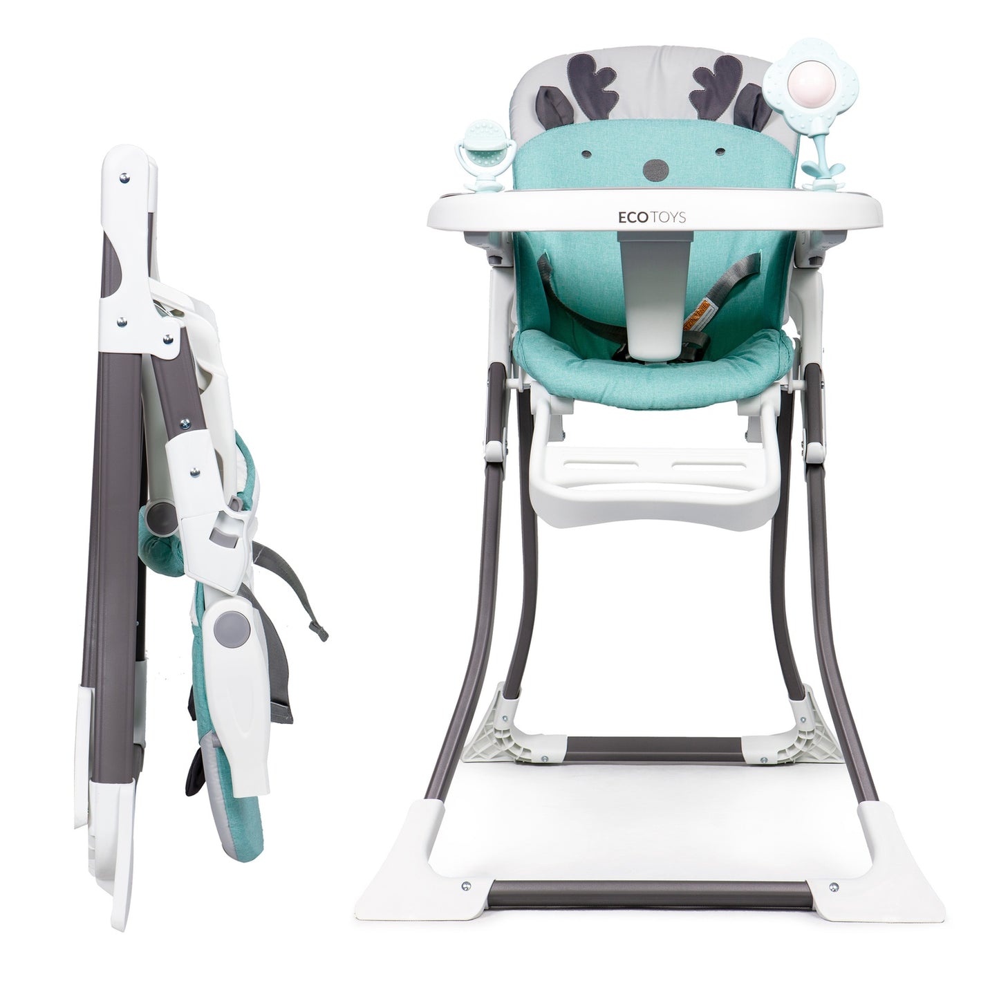 Reindeer foldable feeding chair ECOTOYS