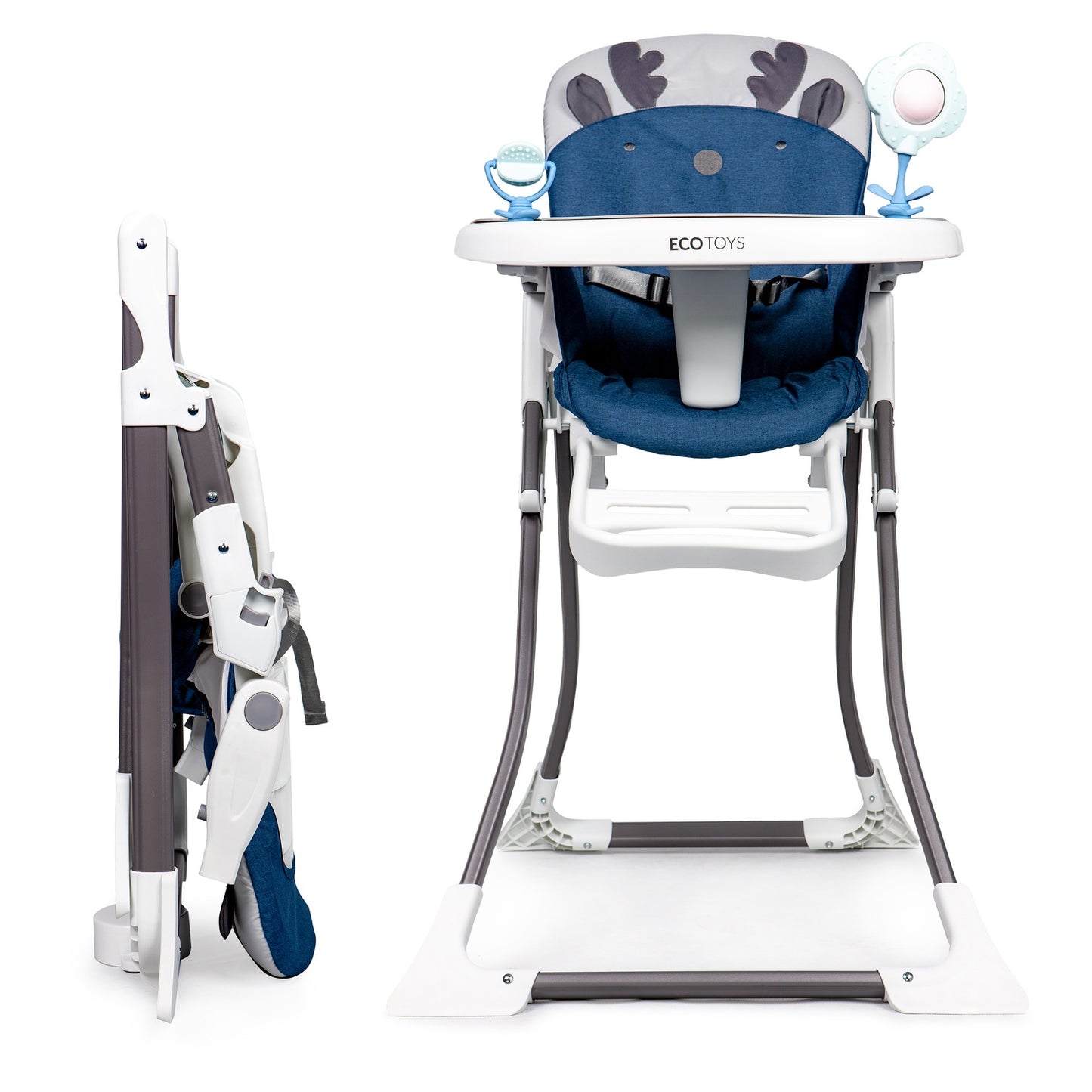 Reindeer foldable feeding chair ECOTOYS