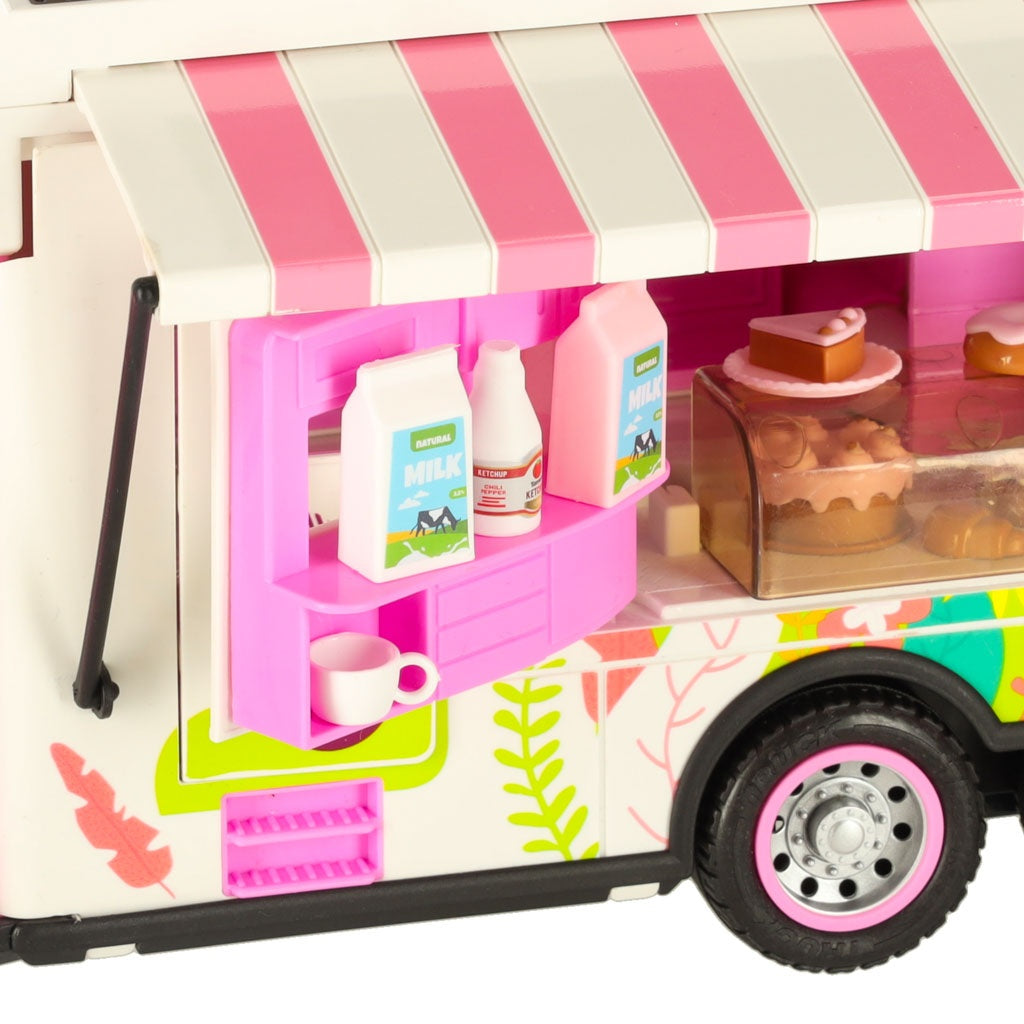 Remote Control Camper Car, 2.4GHz, Lights & Sounds, Pink