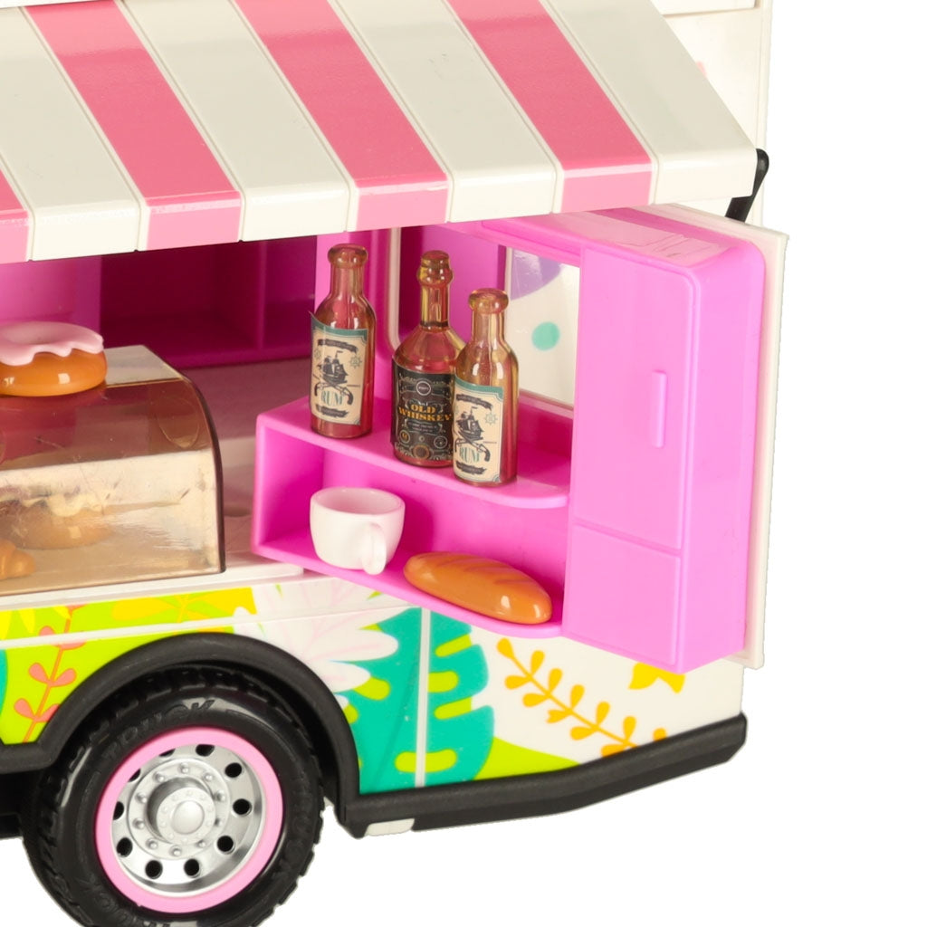 Remote Control Camper Car, 2.4GHz, Lights & Sounds, Pink