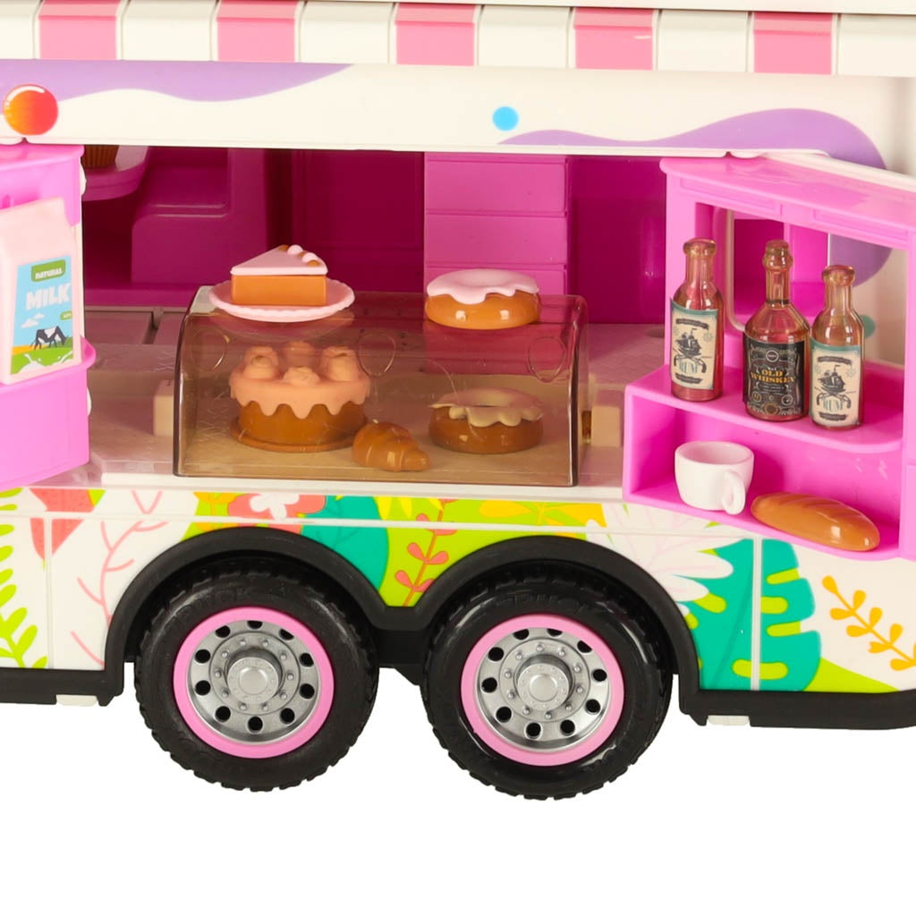 Remote Control Camper Car, 2.4GHz, Lights & Sounds, Pink