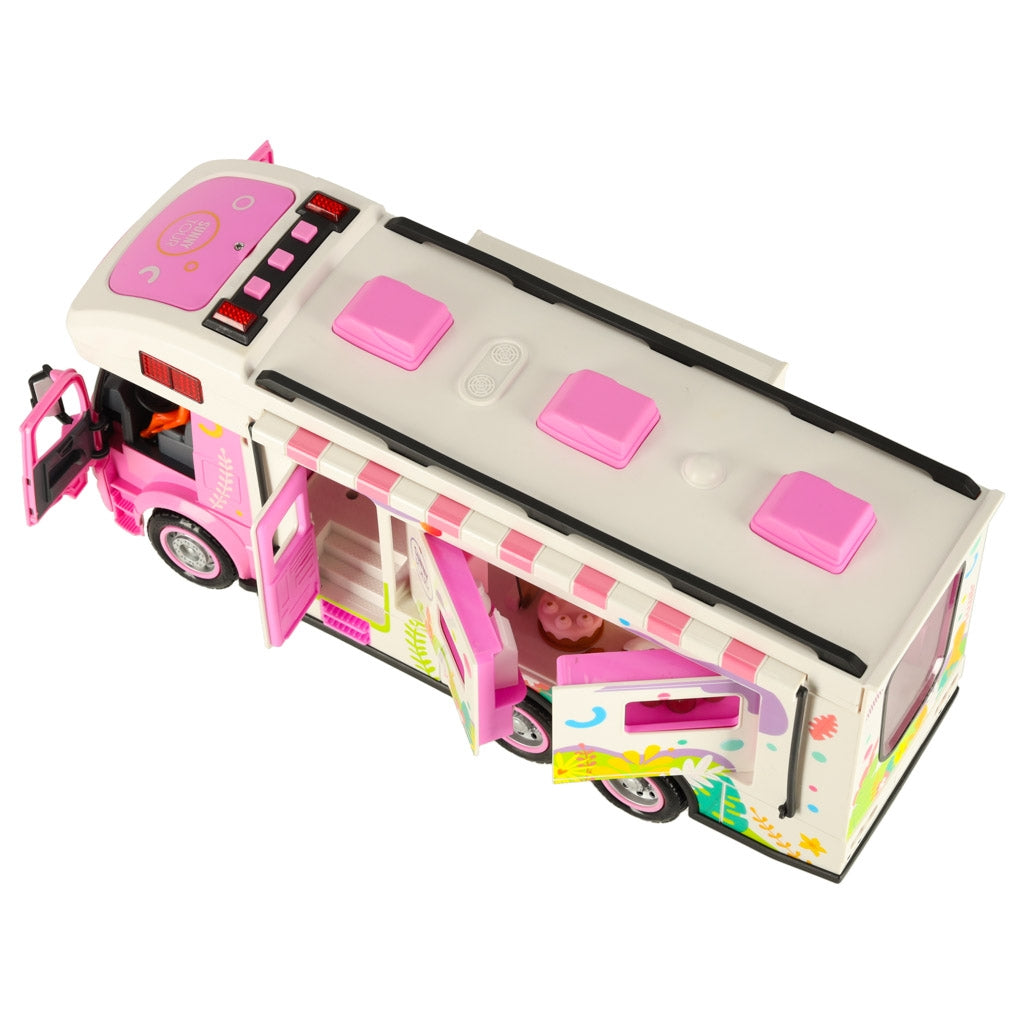 Remote Control Camper Car, 2.4GHz, Lights & Sounds, Pink