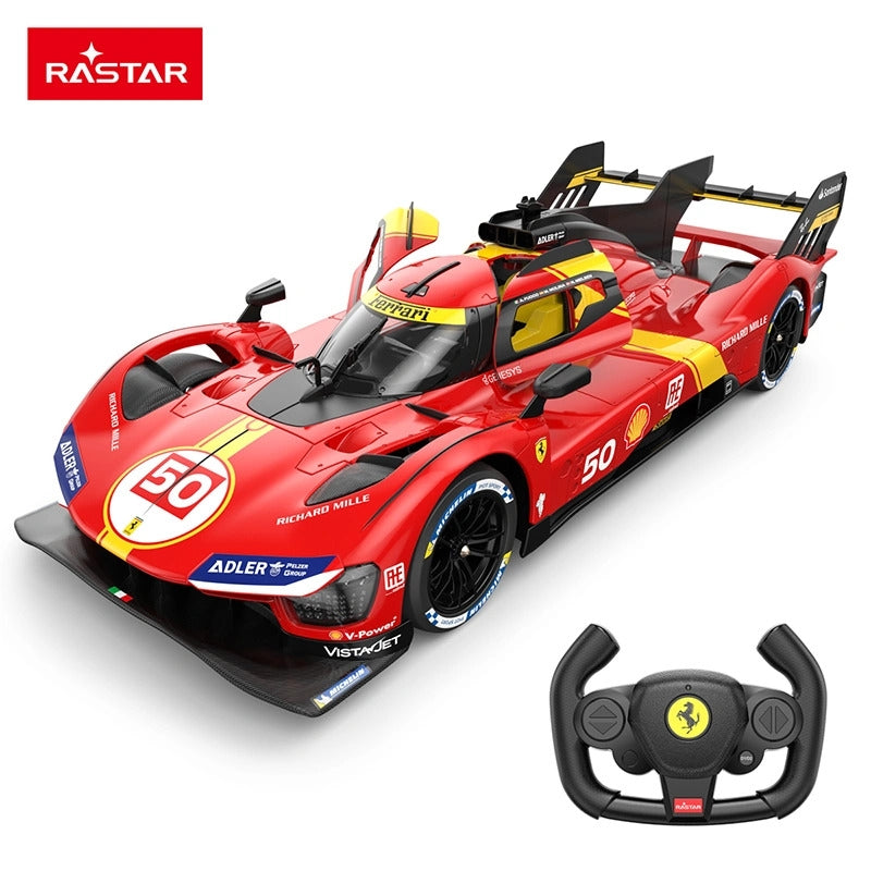 Remote Control Ferrari 499P Car, 1:14 Scale, Full Control