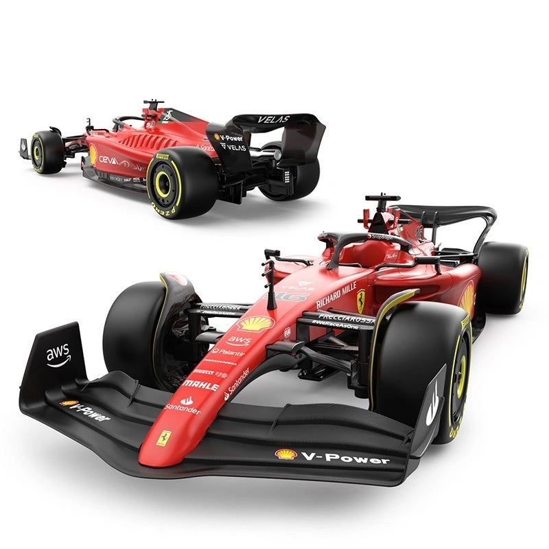 Remote Control Ferrari F1-75 Car, 1:12 Scale, Red