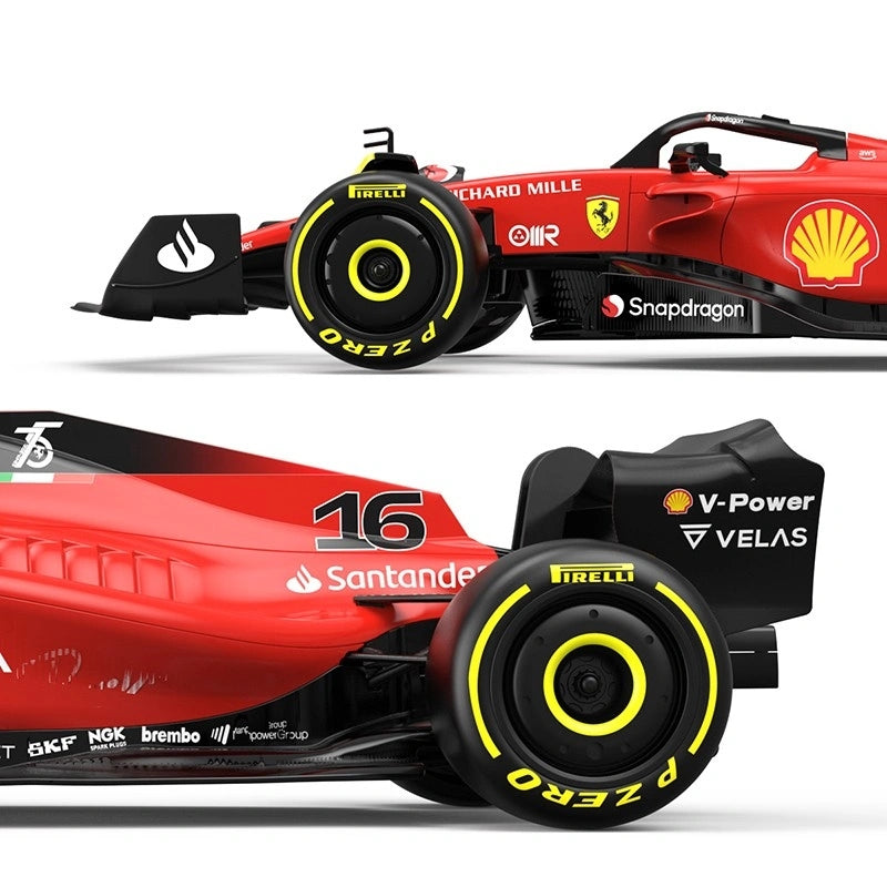 Remote Control Ferrari F1-75 Car, 1:12 Scale, Red