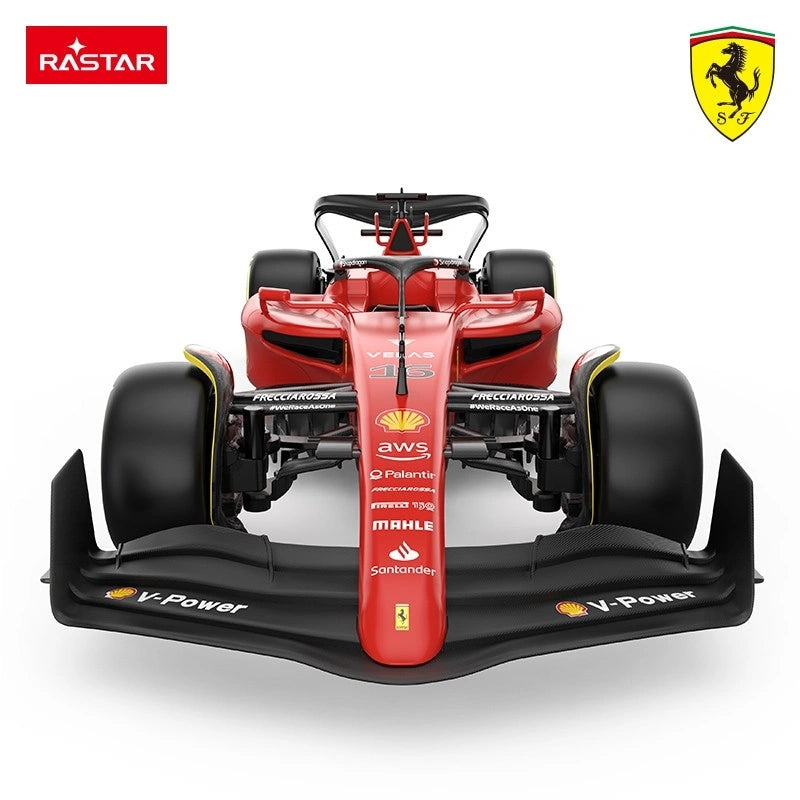 Remote Control Ferrari F1-75 Car, 1:12 Scale, Red