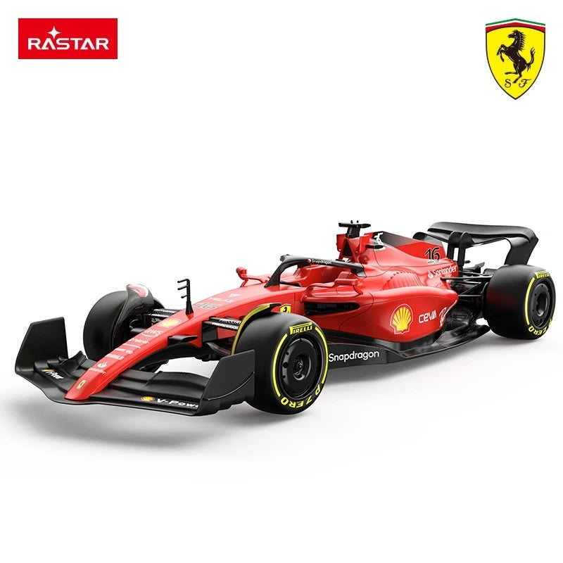 Remote Control Ferrari F1-75 Car, 1:12 Scale, Red