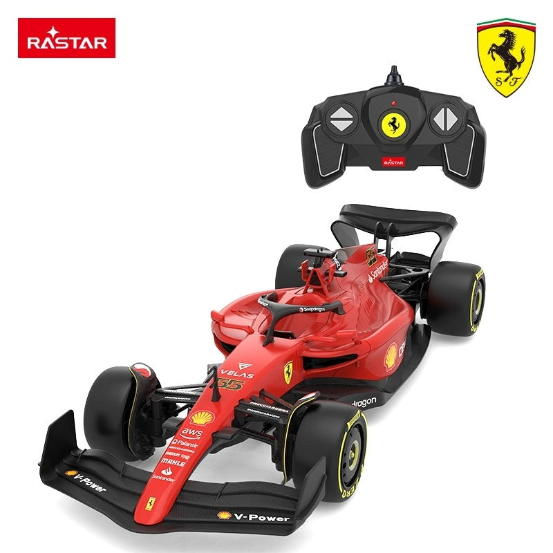 Remote Control Ferrari F1-75 Car, 1:18 Scale