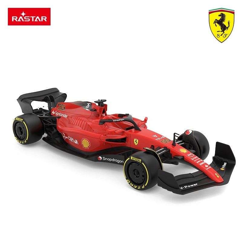 Remote Control Ferrari F1-75 Car, 1:18 Scale