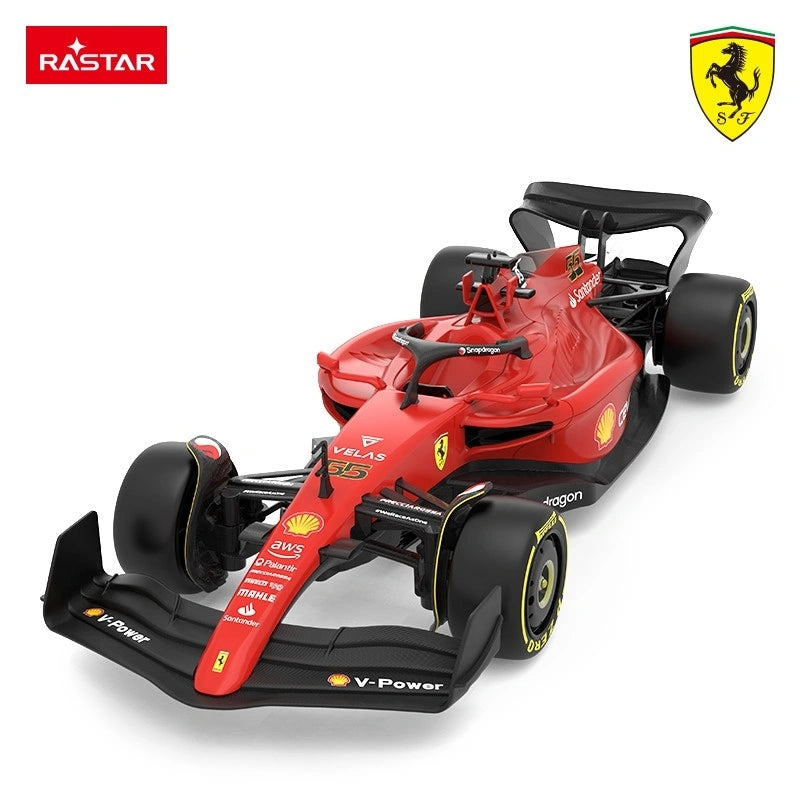 Remote Control Ferrari F1-75 Car, 1:18 Scale
