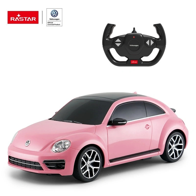 Remote Control Volkswagen Beetle 1:14 Scale, Pink