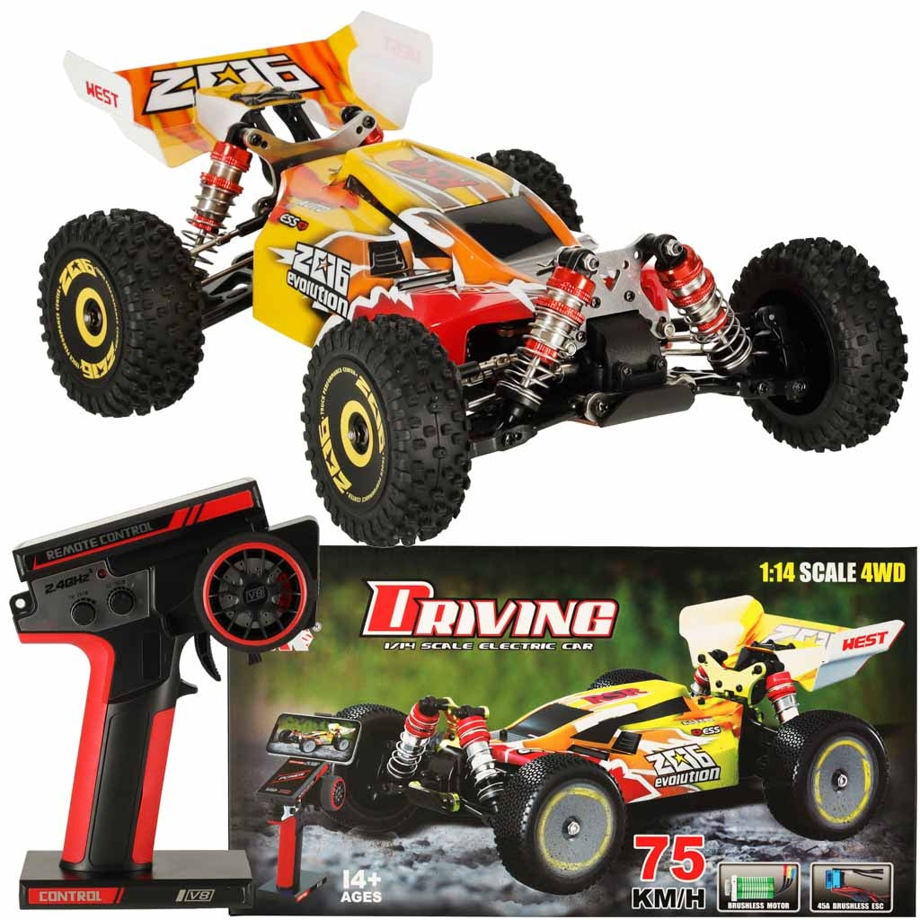Remote control RC car WLToys 144010 Speed Racing 1:14 brushless motor 75km/h