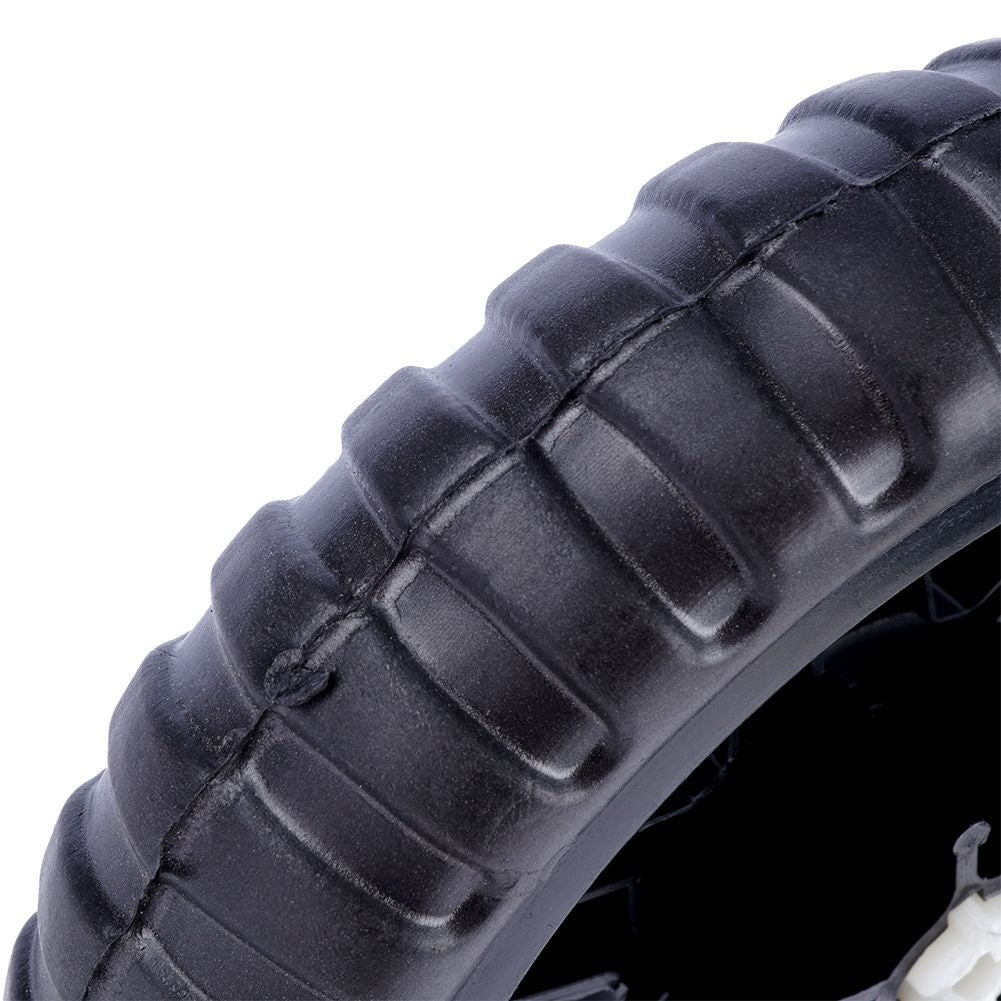 Replaceable black wheels for shopping trolleys - 2-pack
