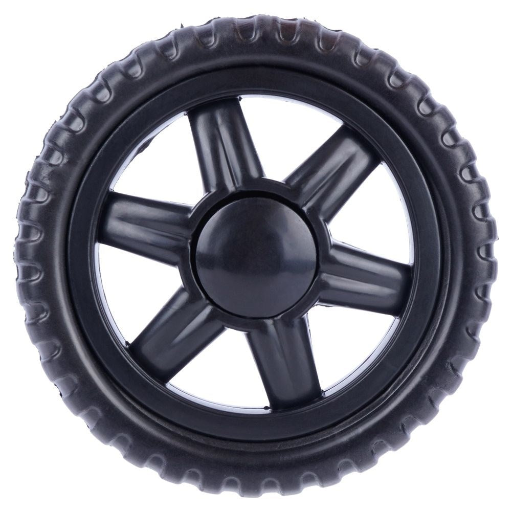 Replaceable black wheels for shopping trolleys - 2-pack