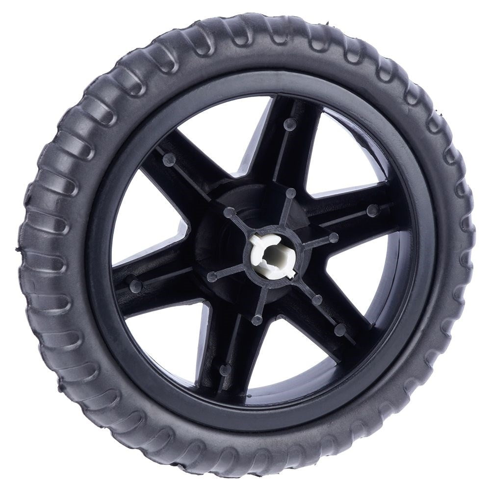 Replaceable black wheels for shopping trolleys - 2-pack