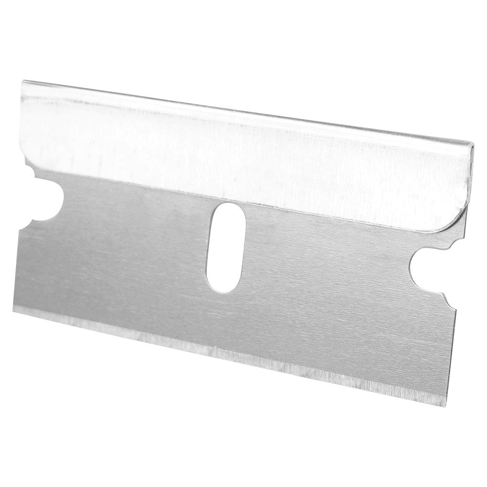Replaceable scraper blades for glass, ceramic and induction hobs