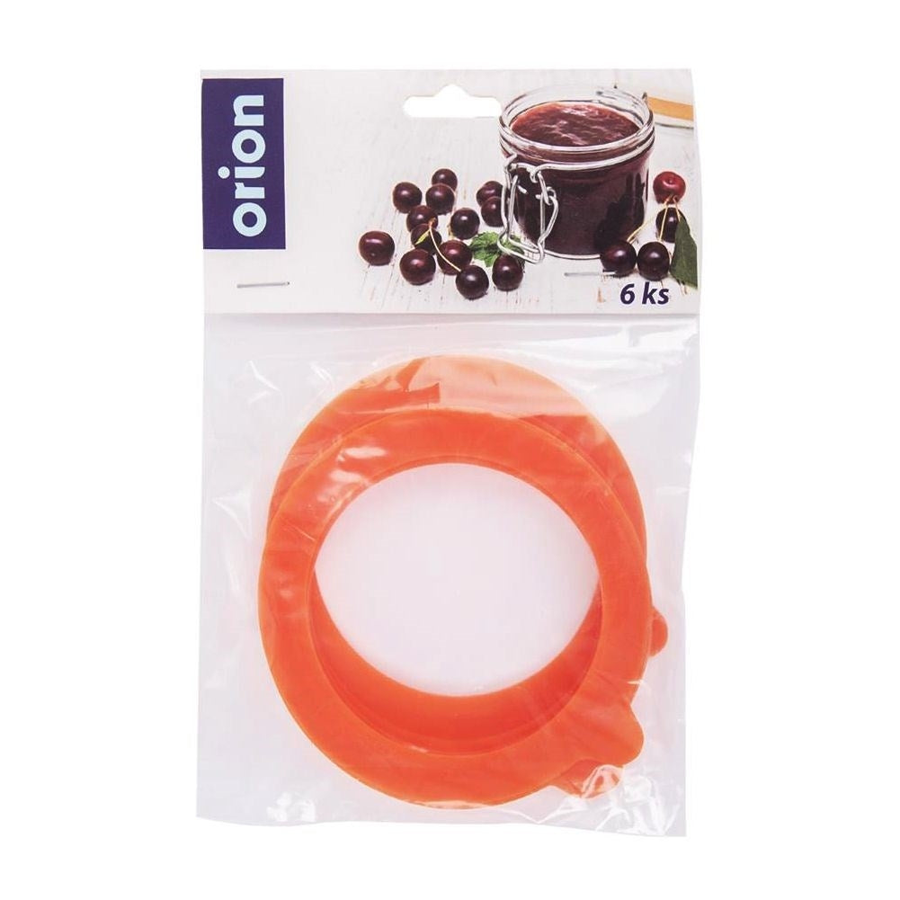 Replaceable silicone gaskets for cans with clamp, 6-pack