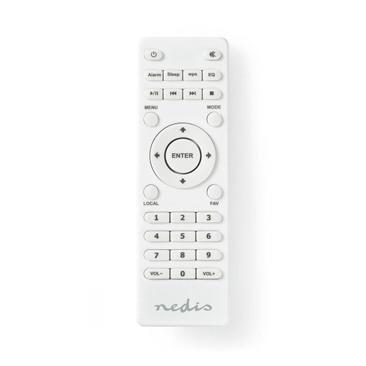 Replacement Remote Control | Fits: RDIN2000WT / RDIN2500WT | Fixed | 1 Unit | Ready Lay-out | Infrared | White