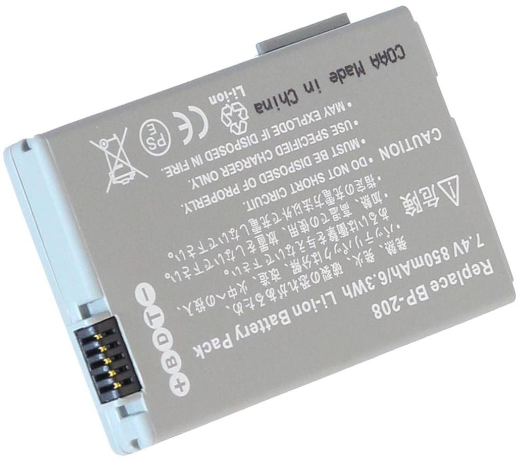 Replacement battery for BP-208