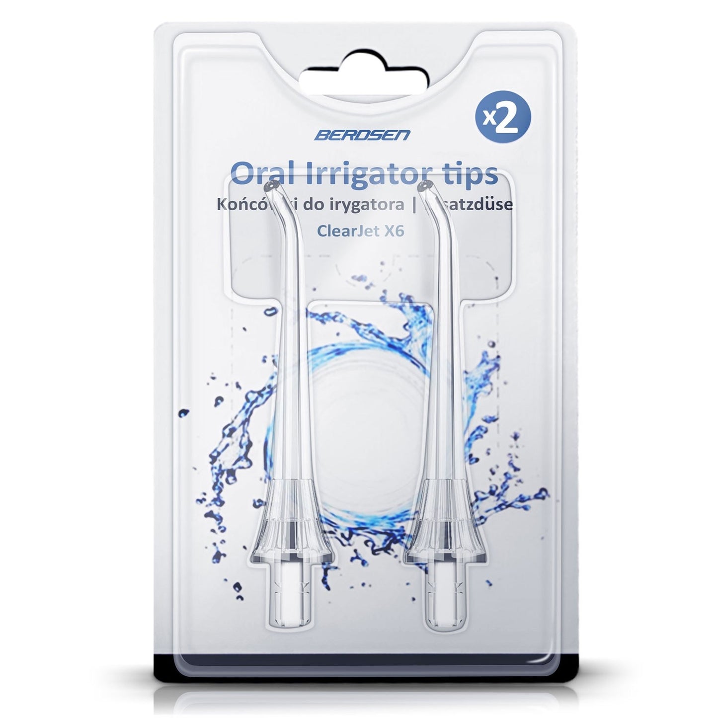 Replacement nozzles for Berdsen X6 Irrigator, 2-pack