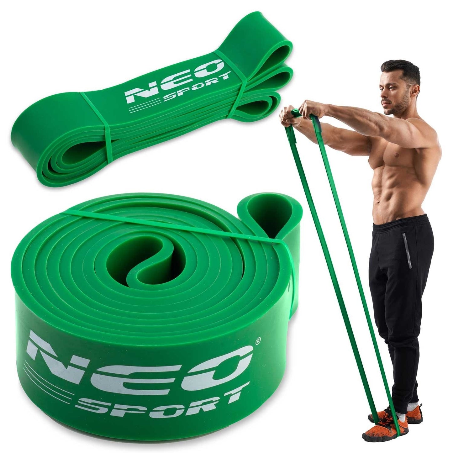 Resistance bands for training NS-960 Neo-Sport green