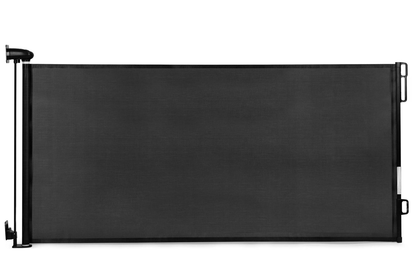 Retractable Safety Gate for Stairs & Doors, 160 cm, Black