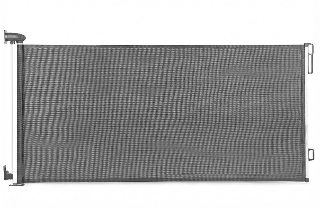 Retractable Safety Gate for Stairs & Doors, 160 cm, Grey