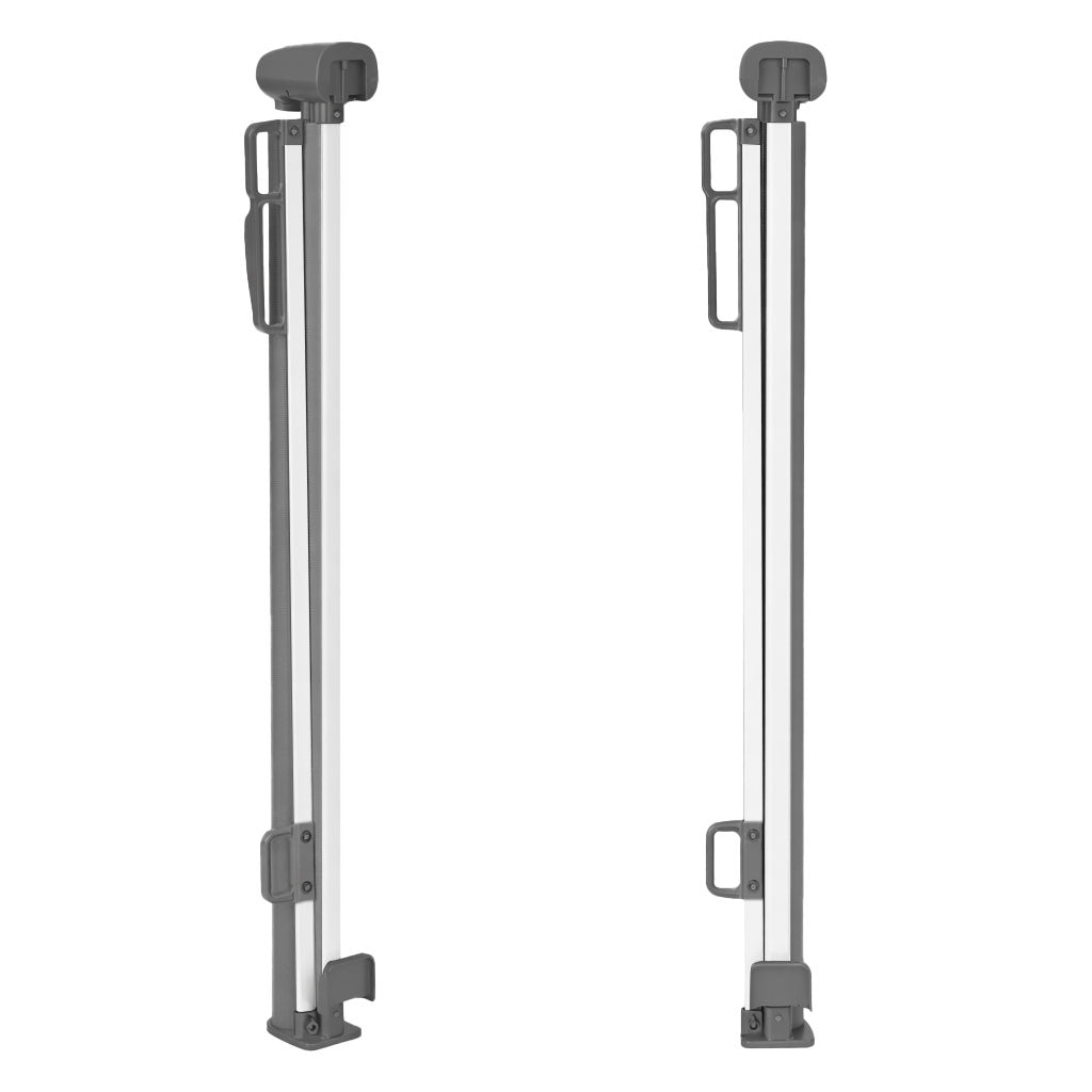 Retractable Safety Gate for Stairs & Doors, 160 cm, Grey