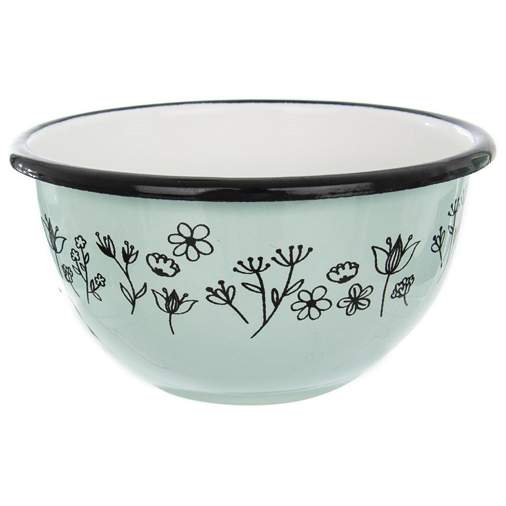 Retro Bowl in Enameled Steel for All Occasions