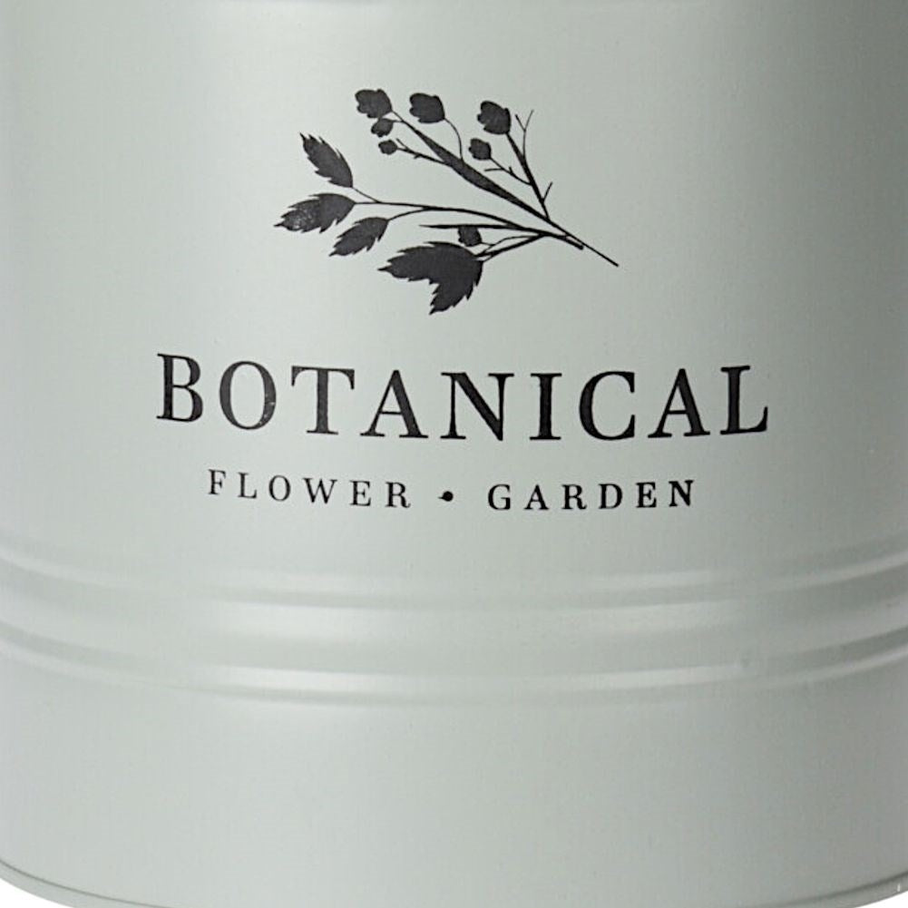 Retro Metal Pot with Rope Handle for Indoor/Outdoor