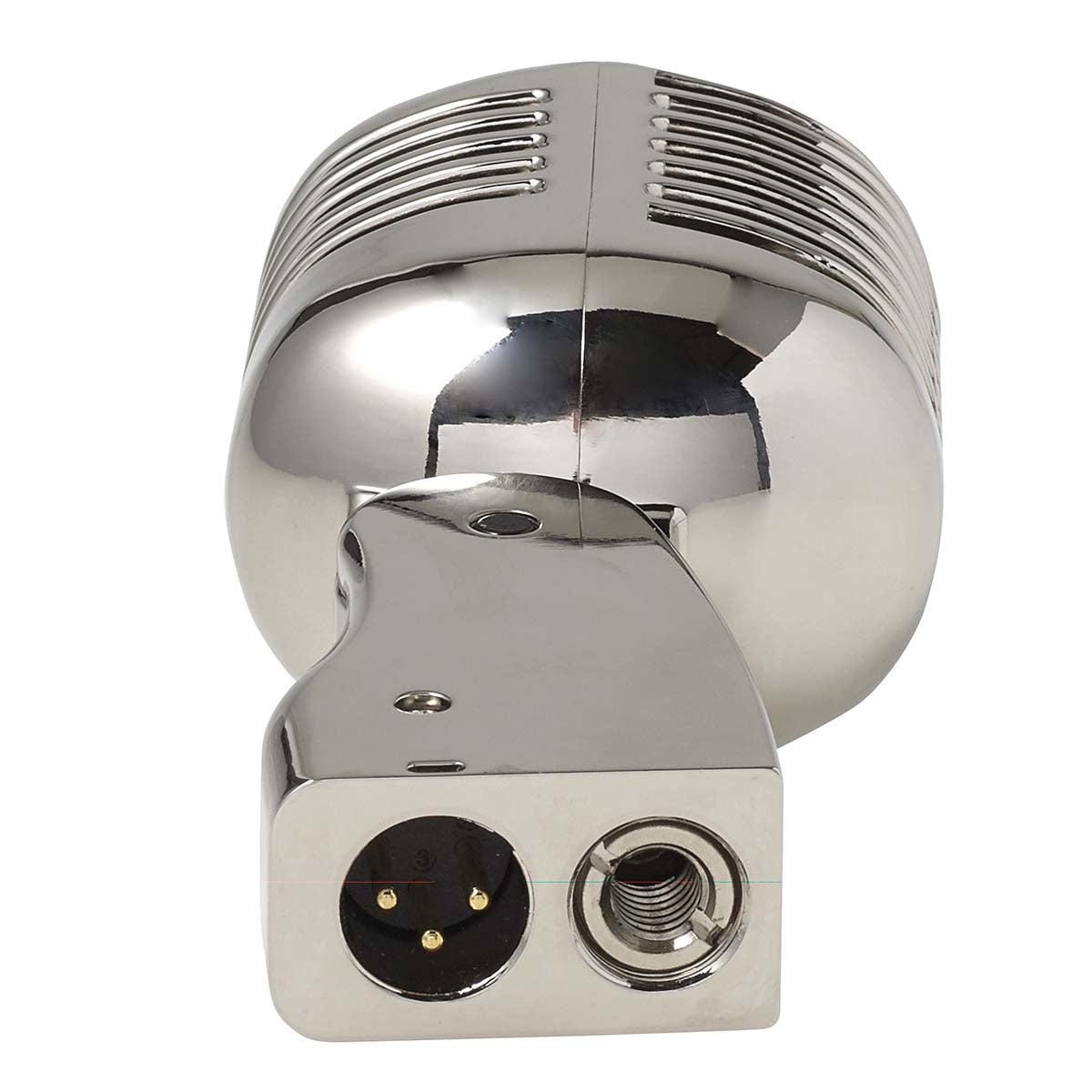 Retro Microphone with XLR, Silent Switch, Chrome Finish
