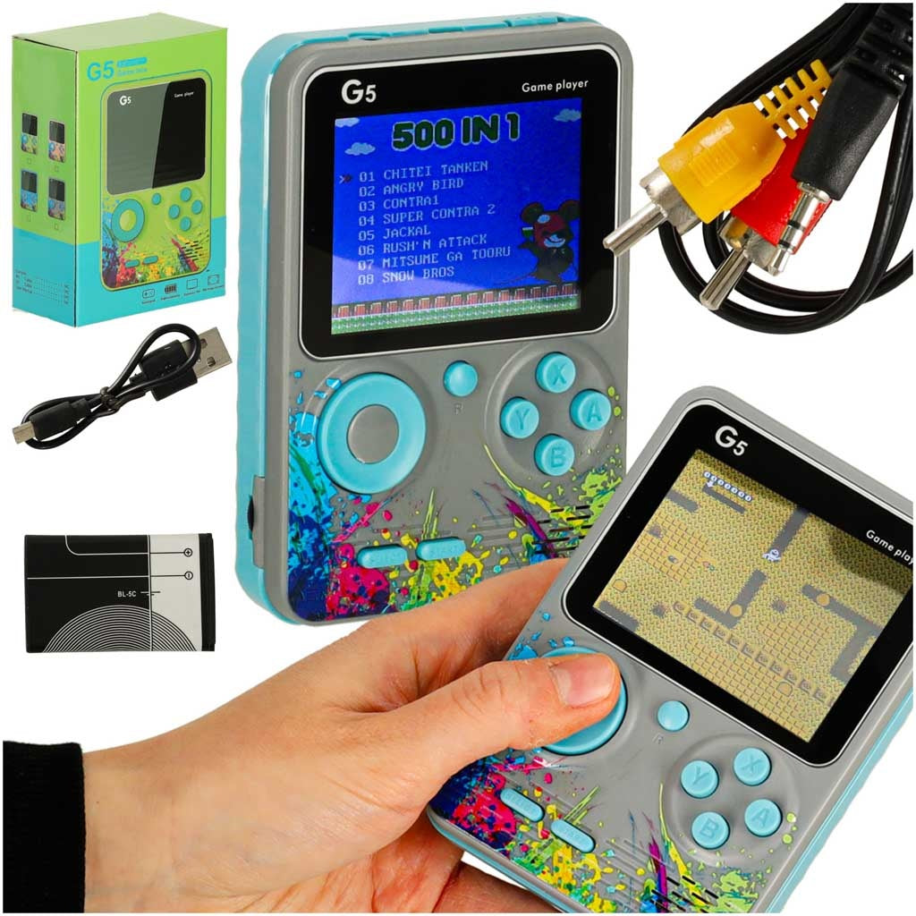 Retro mini portable gaming console