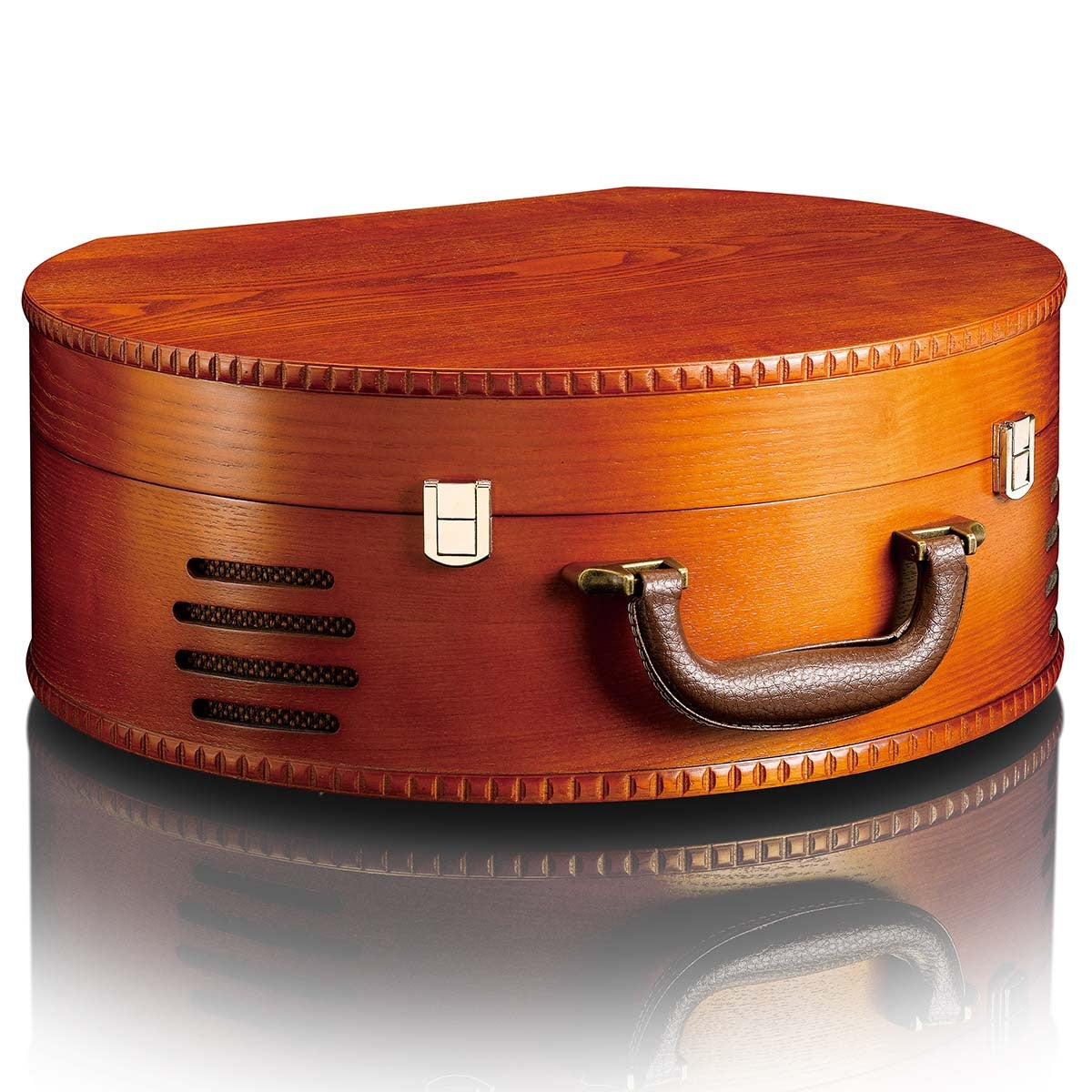 Retro turntable with 2 Built-in Speakers Brown