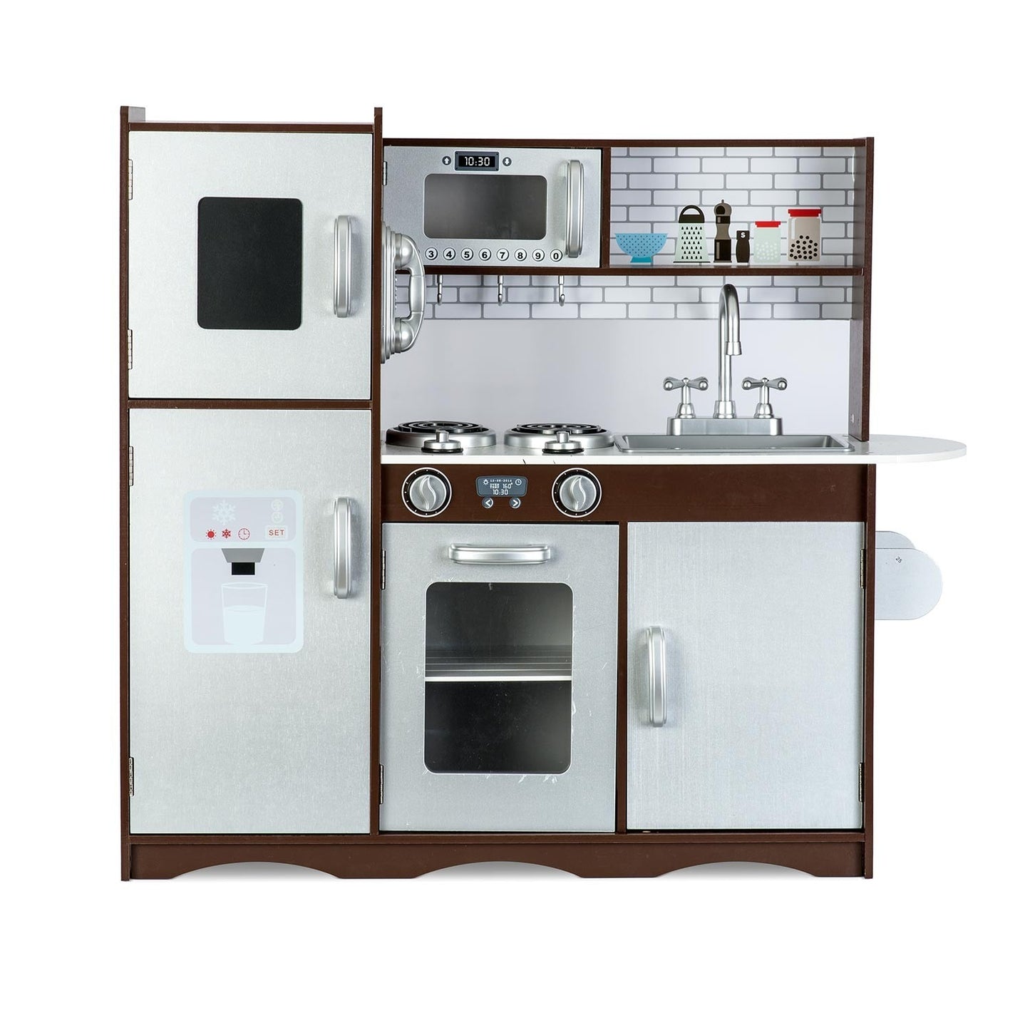 Retro wooden kitchen for children