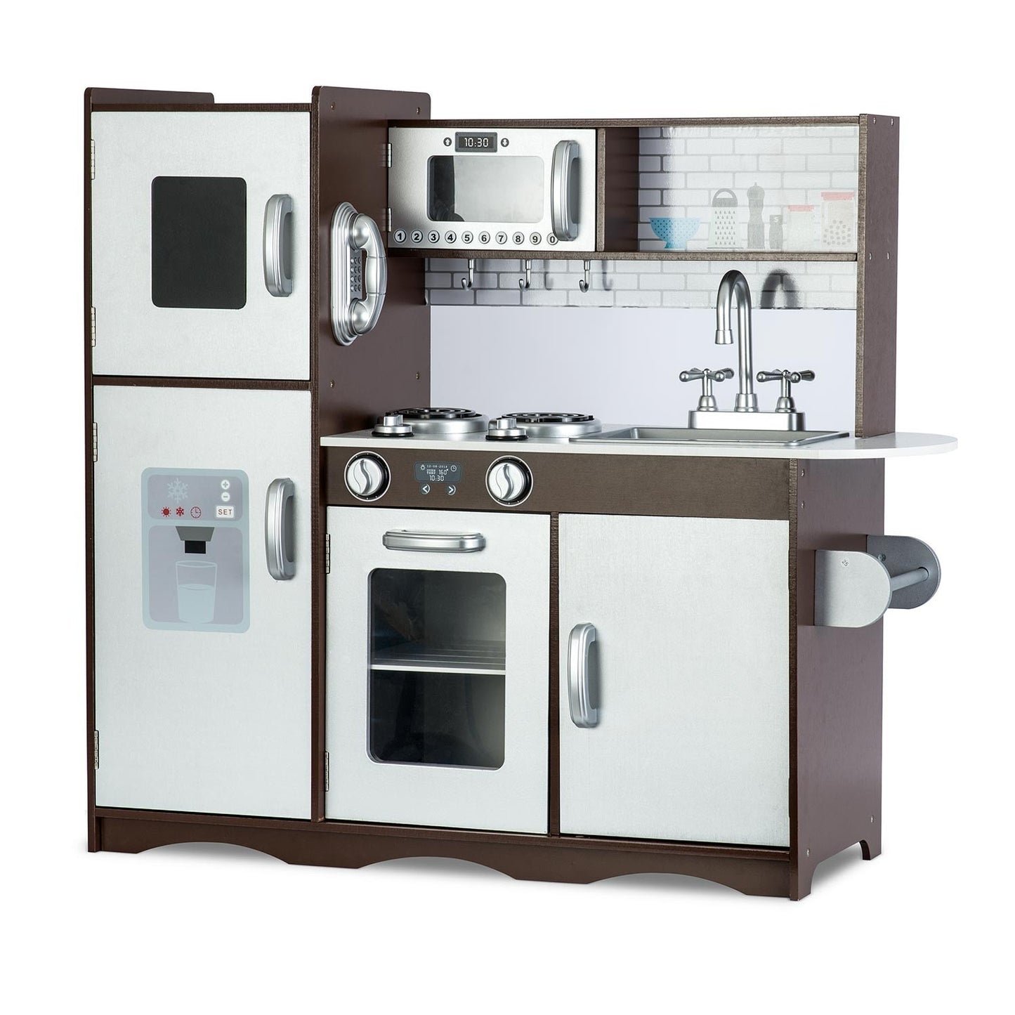 Retro wooden kitchen for children