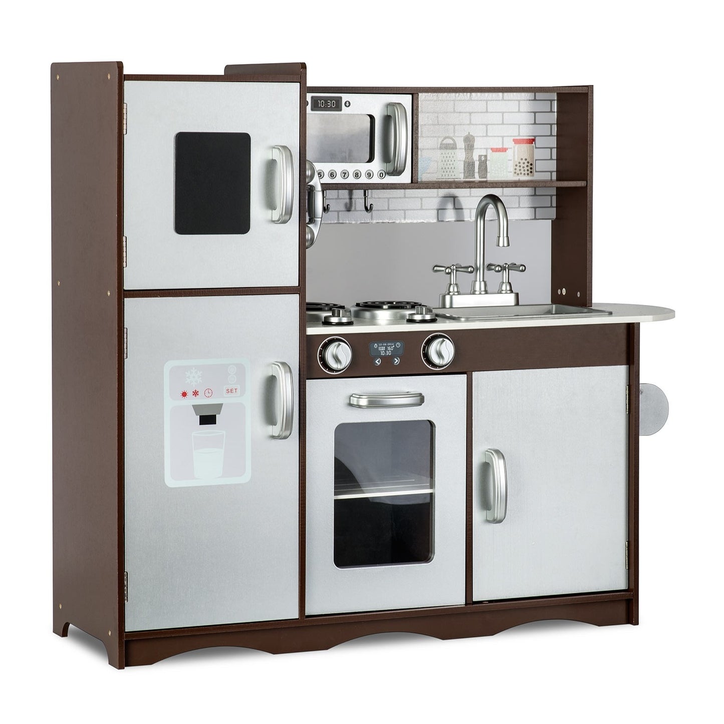 Retro wooden kitchen for children