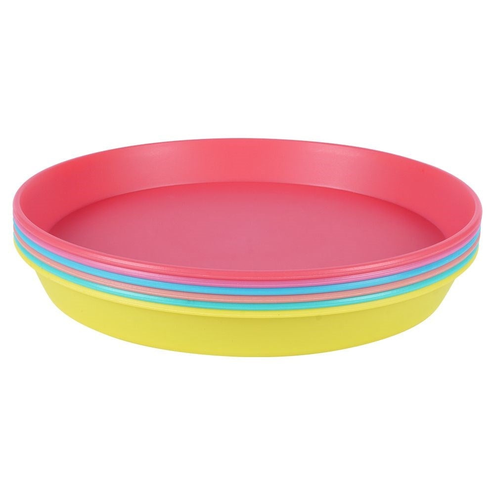 Reusable Plates in Durable Material, Several Colors