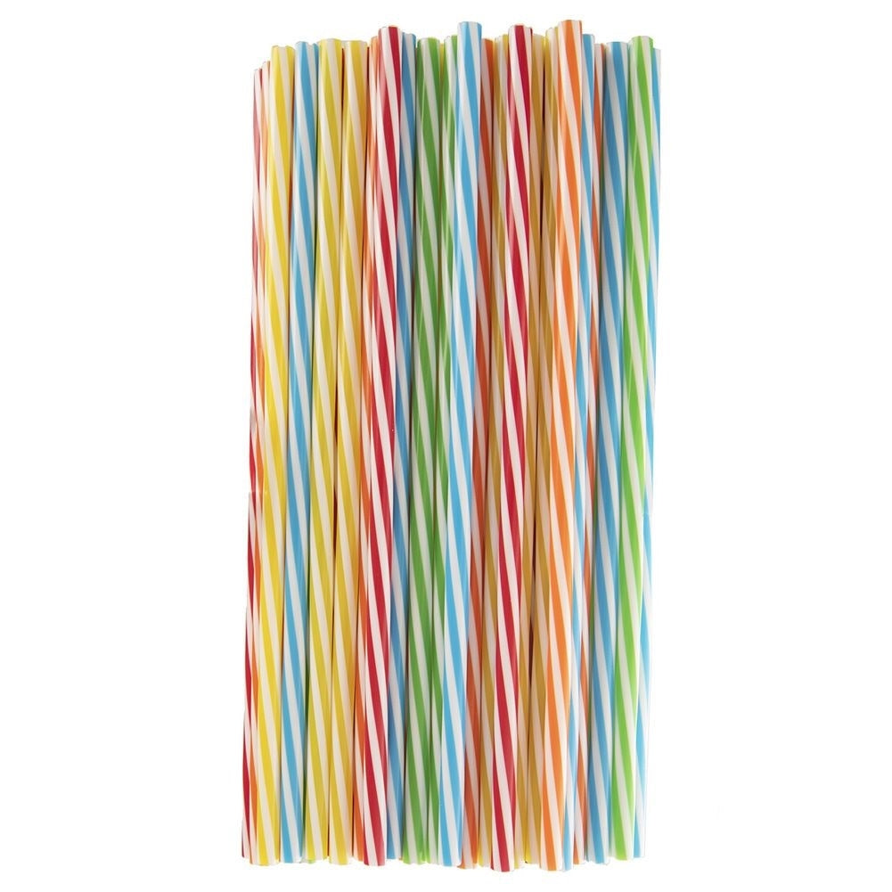 Reusable Straws in Colors - 50-pack Polypropylene