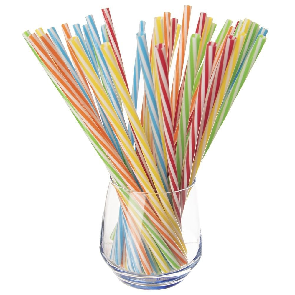 Reusable Straws in Colors - 50-pack Polypropylene
