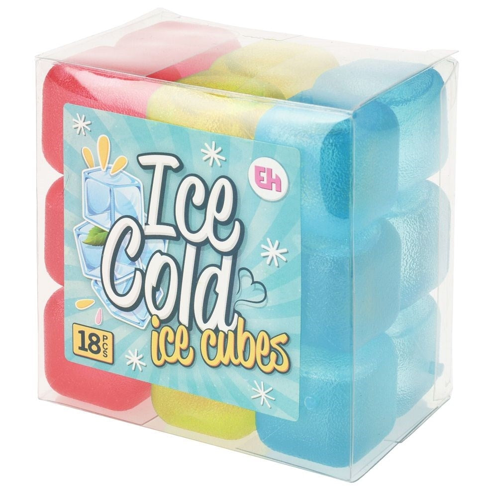 Reusable cube-shaped ice cubes for cold drinks