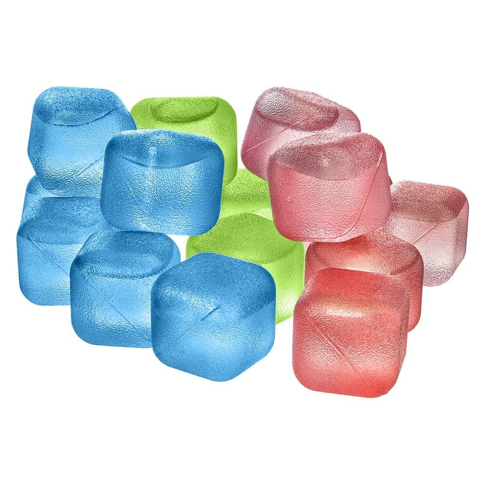 Reusable ice cubes in cube shape for cooling drinks